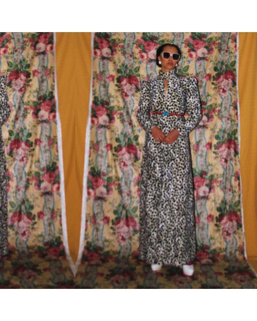 Couture to Your Door Black Boho Animal Print Maxi Dress