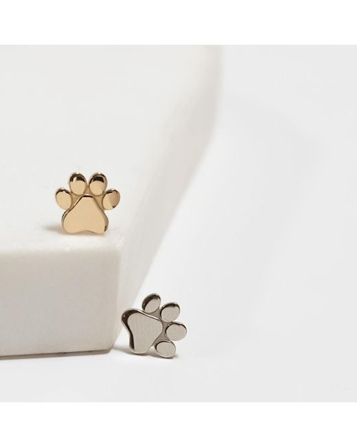 Maya Brenner Metallic Charm Stud