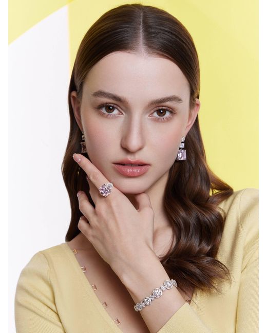 Arte Madrid Pink Gemma Cathedral Ring