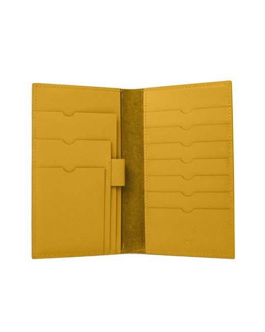 godi. Green Handmade Leather Passport & Travel Wallet for men