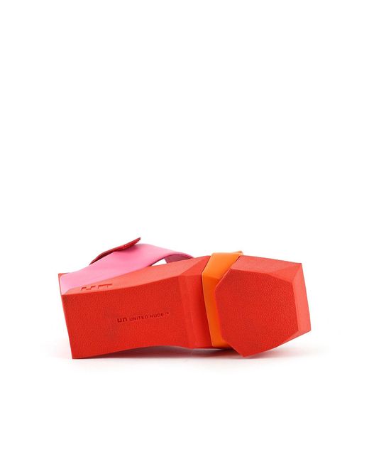 United Nude Red Brutt Sandal