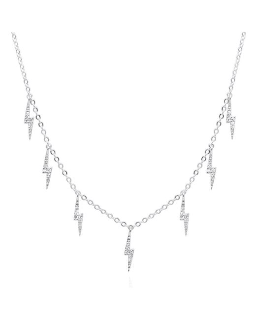 Luna Charles Metallic Beau Lightning Necklace