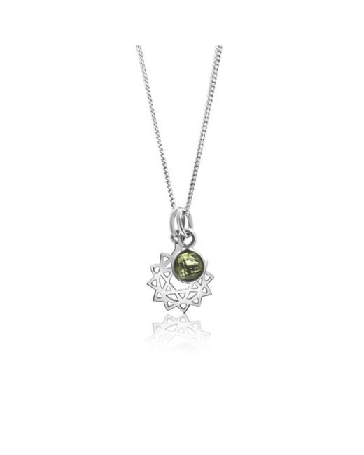 The Jewellery Store London Metallic Heart Chakra/Anahata Chakra Charm Necklace