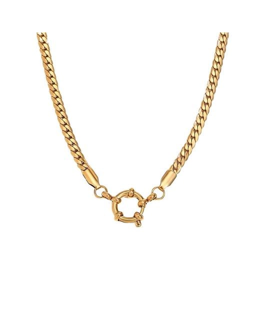 Mickey's Girl Metallic Soie Clasp Waterproof Necklace