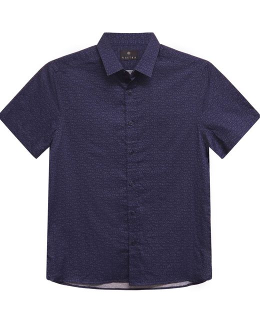 Vustra Blue Nightfall Button-Down Shirt for men