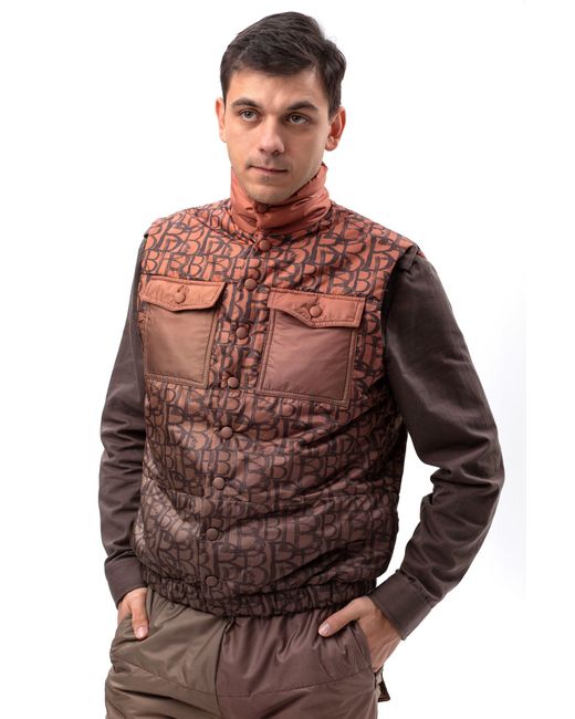 Maison Bogomil Brown Down Pants for men