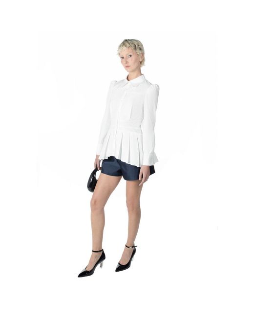 RIVERPEACE.CO White Pleated Shirt