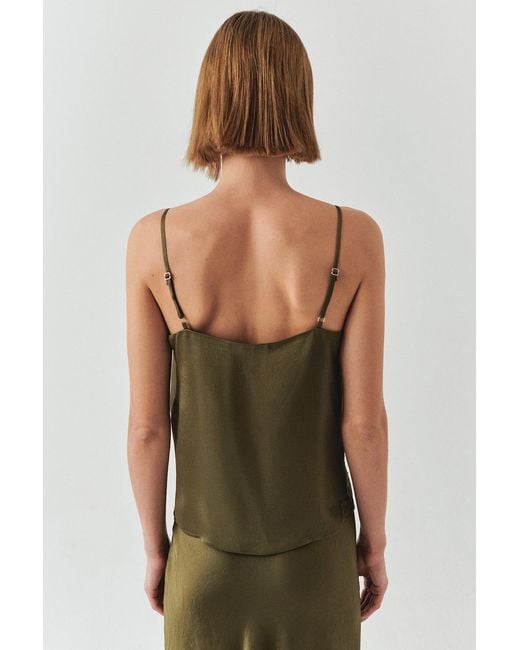 Exquise Green Hana V Neck Camisole Blouse