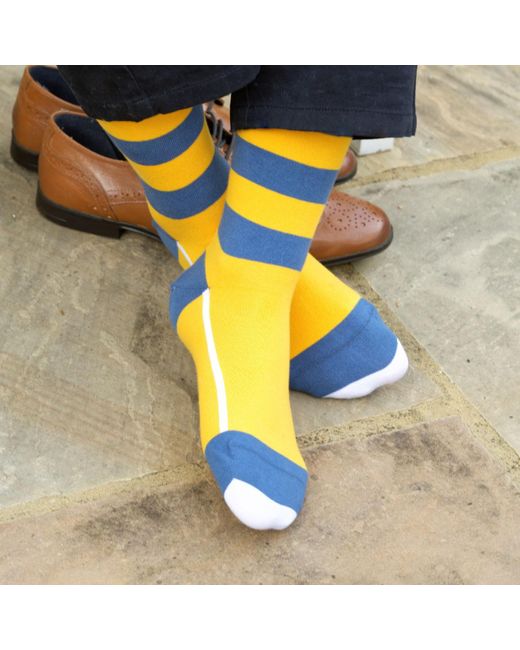 Peper Harow - Made in England Orange Organic Socks Bundle – for men