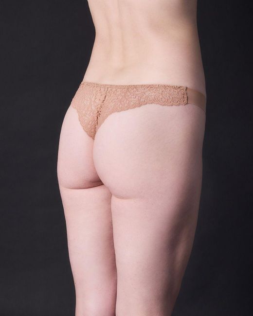 Journelle Natural Neutrals Allegra Jolie Thong Praline