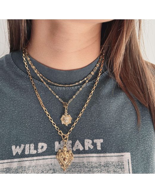 IN CAUDA VENENUM Metallic Gloria Necklace