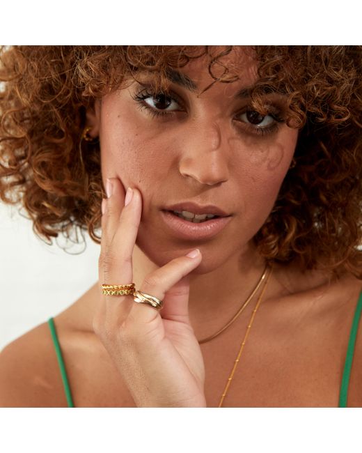 Auree Jewellery Green Ortigia Peridot Vermeil Ring