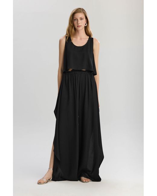 Lilamie Black Soho Loose Fit Tank Top