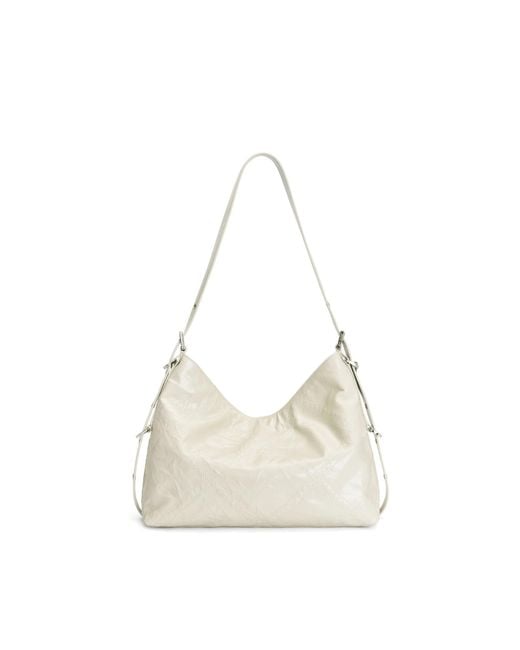 Orange Cube Metallic Metropolitan Chain Hobo