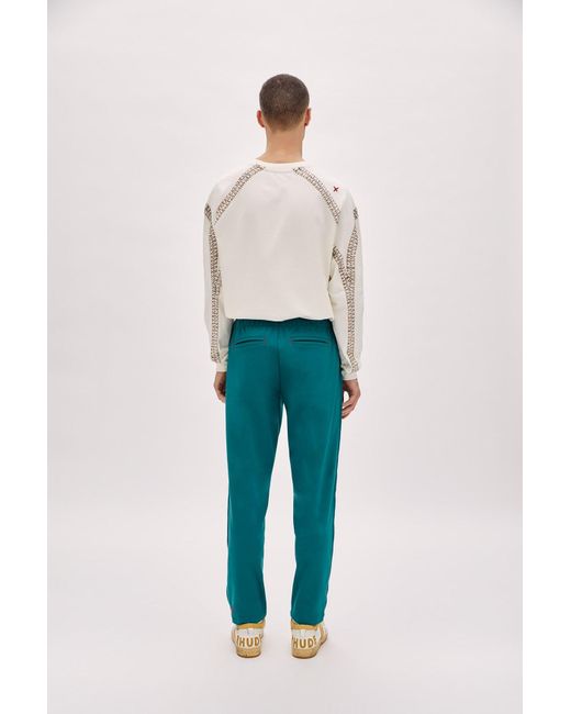 Pcfg Green Woven Track Pant for men