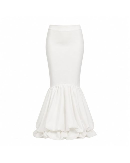 Mandragora White Neutrals Zora Ecru Skirt