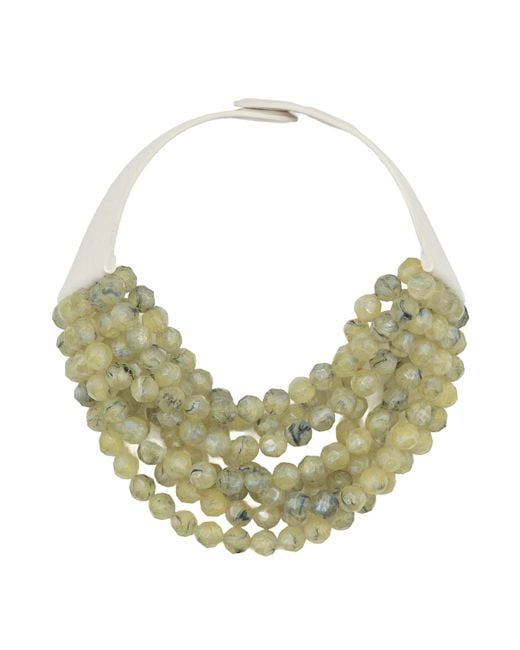 Fairchild Baldwin Green Neutrals Bella Marble Citrine Necklace