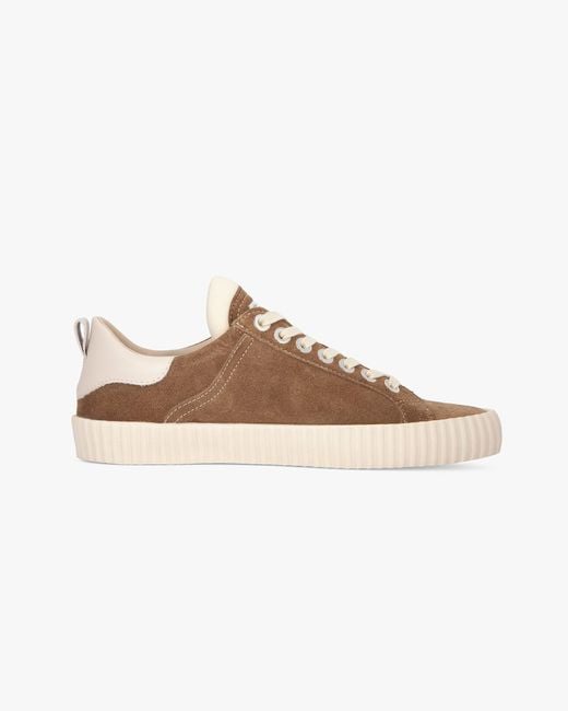 Springa | Unique Vulcanized Sneakers Italian Handmade Brown Wavy Suede Taupe Stitching Logo Sneakers for men