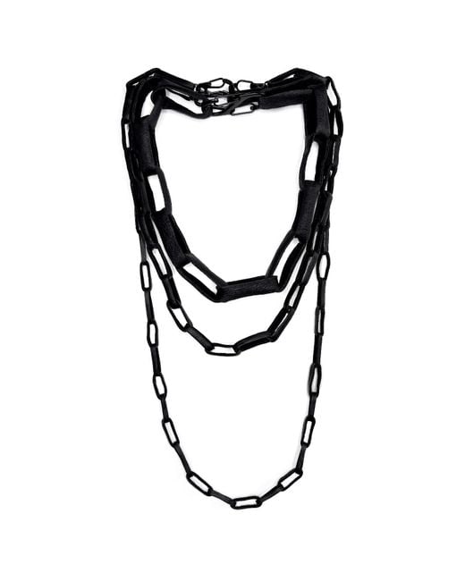 WAIWAI Black Rogue Leather Link Set