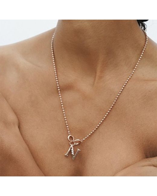 Onia Metallic Baby Sphere Necklace