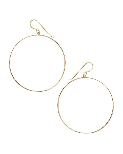 Heather Hawkins Jewelry Metallic Flat-Filled Hoops