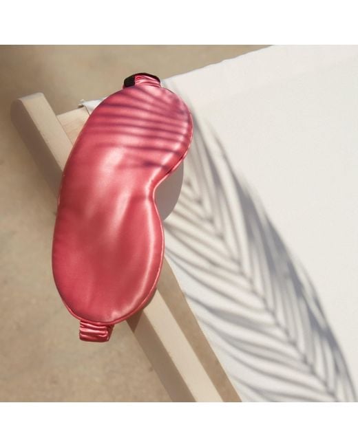 Silk Works Pink Watermelon Mulberry Silk Eye Mask