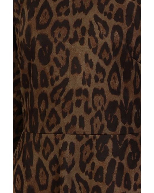 Traffic People Brown Bet Lynch Lives Leopard Print Staunch Flared Trousers