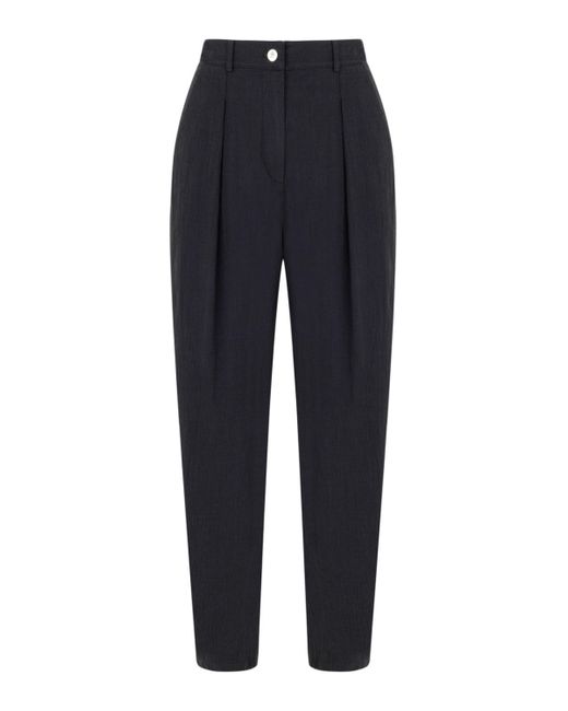 Nocturne Blue High Waisted Pants