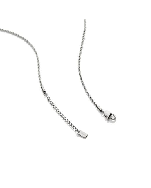 Bermuda Watch Company Metallic Maivelle Athena Rope Chain Necklace