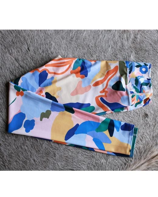 Jessie Zhao New York Blue High Waist Yoga Leggings