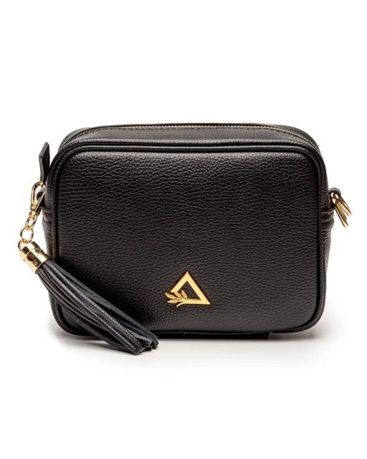 Hay Life Black Leather Camera Bag
