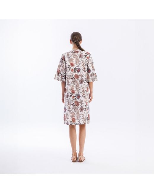 Haris Cotton Multicolor Printed Dress