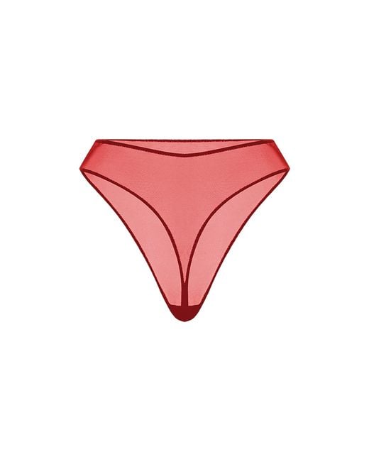 Zhilyova Pink Ocean High-Waisted Thong