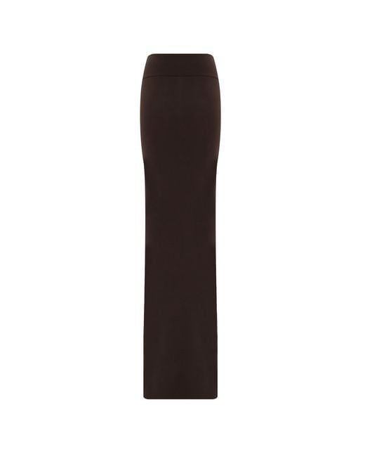 Herfetch Brown Tailored Skirt