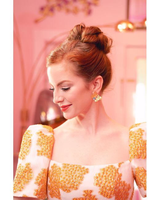 The Pink Reef Pink Filagree Butterfly Stud