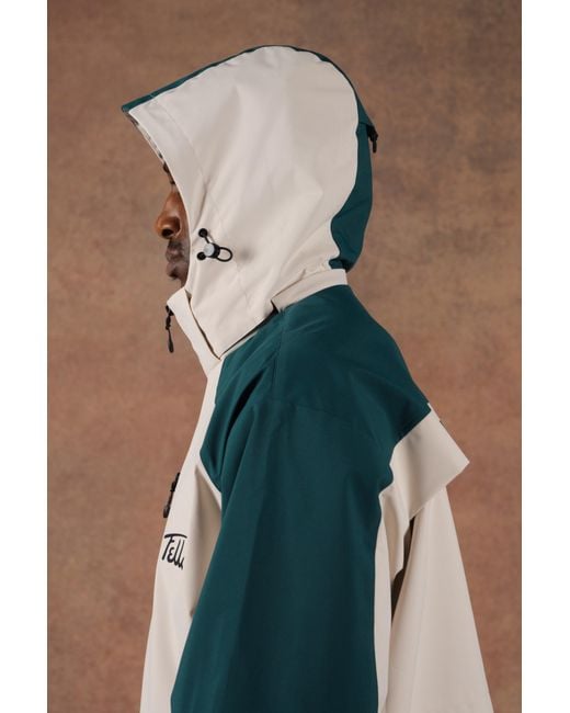 FELLA SWIM Green Panel Tech Jacket for men