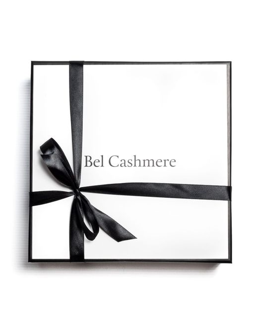 Bel Cashmere Blue Plain Knitted Cashmere Hat