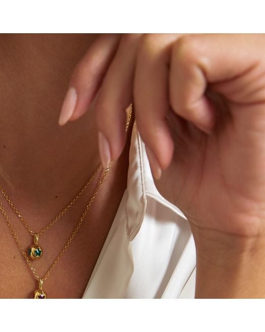 Myrto Katramadou Jewellery Metallic Melina Pendant-Plated Pine- Paw, Heart, Butterfly, Star