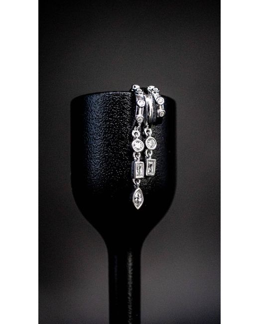 Aaria London Metallic Petra Earrings