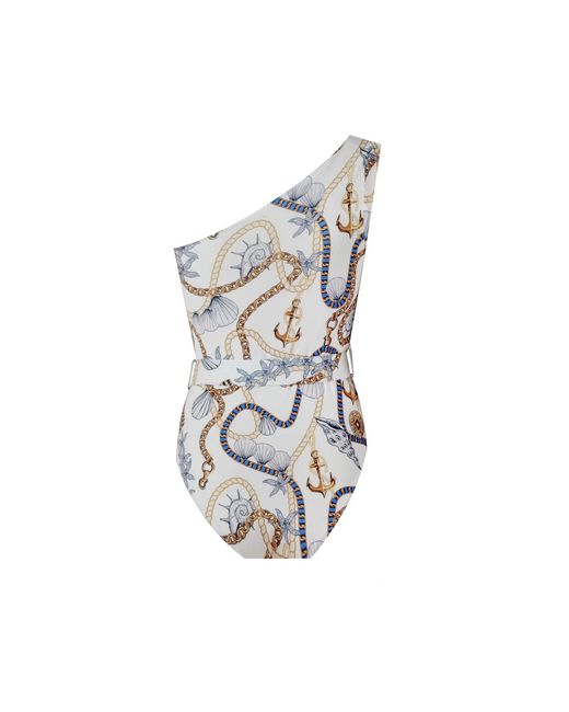 Nur Karaata White Soleil Tropezienne Swimsuit