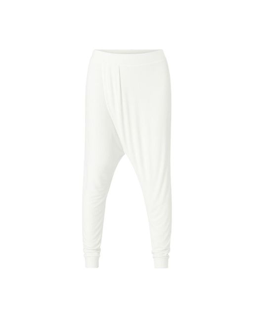 Conquista White Harem Pants