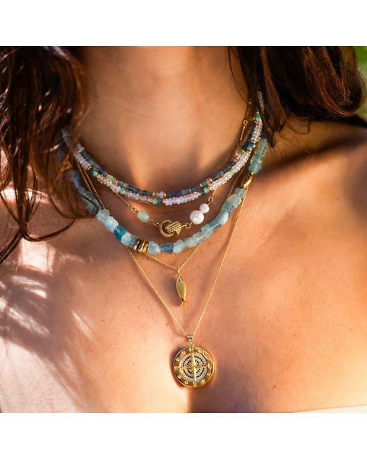 Rachel Nathan Metallic The Tide Has Turned Necklace