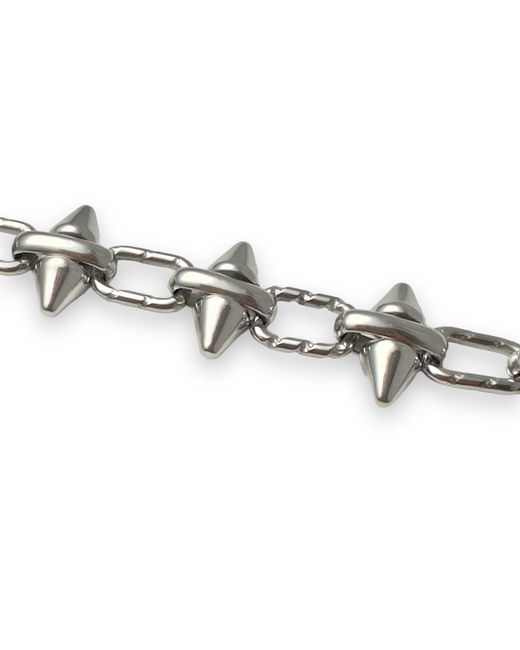 Jagged Halo Jewelry Metallic Barbie Chain Necklace