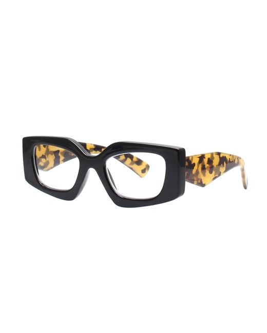 Reality Eyewear Black Shelley Reader