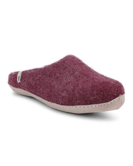Egos Purple Bordeaux Slipper