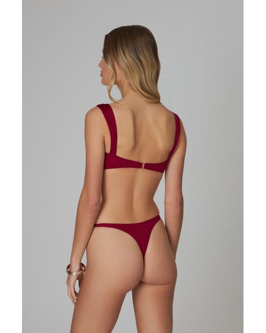 Bianca Resortwear Red Lola Bikini Top