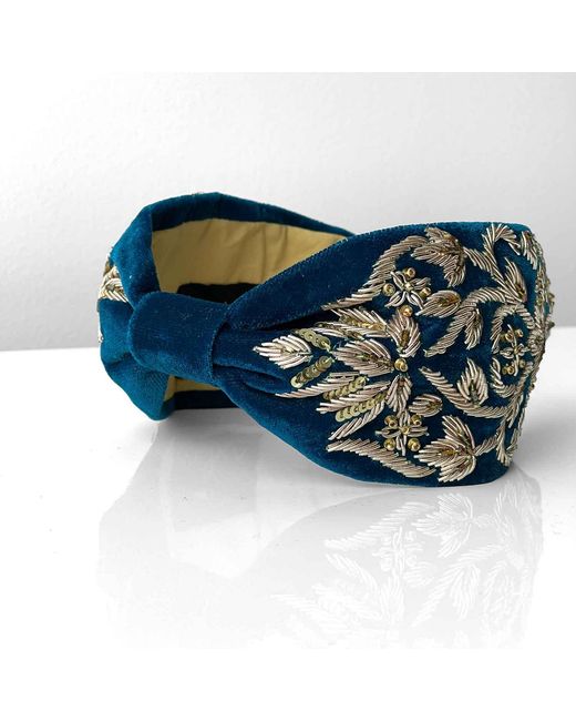 VETKA Blue Velvet Headband