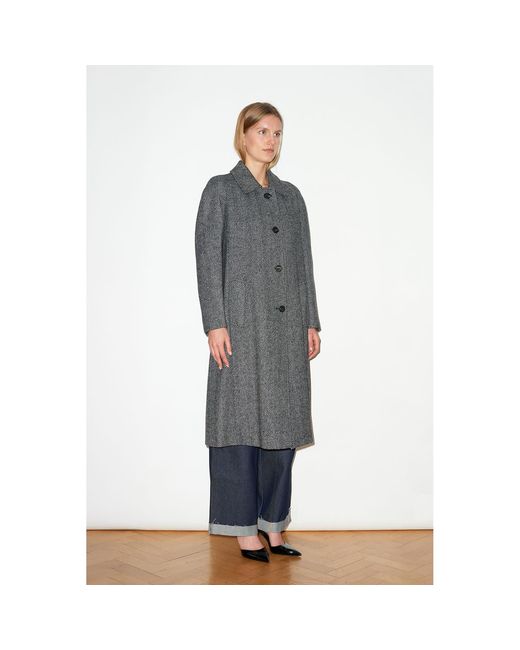 Hegarty Gray Tweed Overcoat