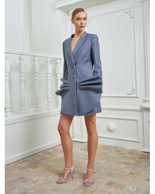 Lumina Eligma Blue The Alien Blazer Dress