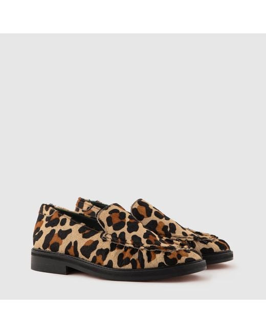 Mariano Shoes Brown Azenha Loafers Leopard